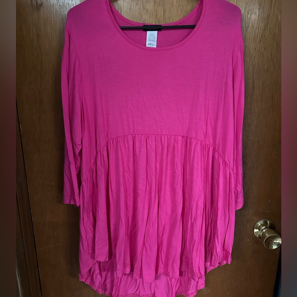 Pink Heimish babydoll top